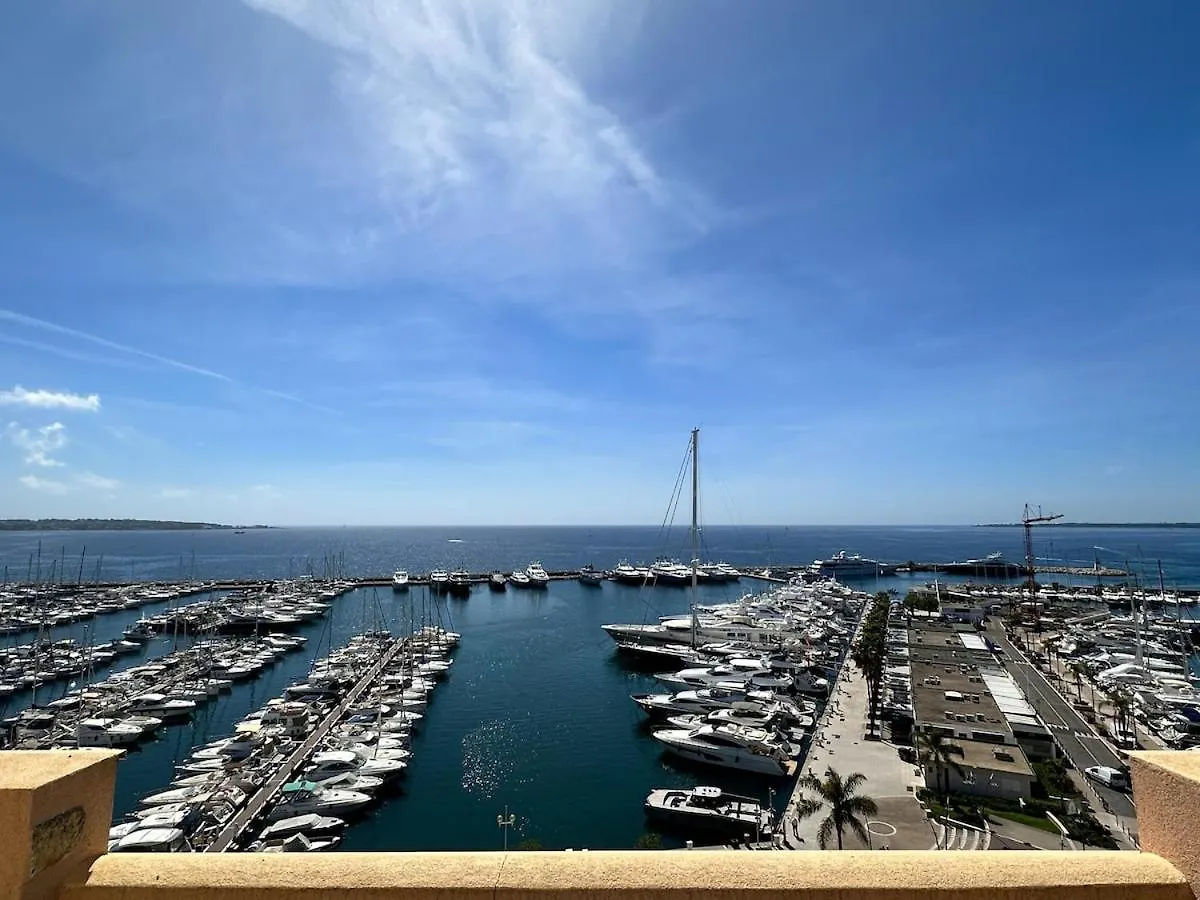 Grand Palais - Beautiful Top Floor Studio - Sea Front With Ac Vallauris