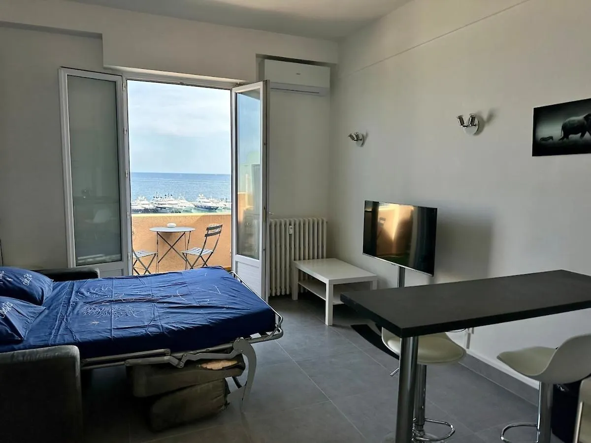 Apartment Grand Palais - Beautiful Top Floor Studio - Sea Front With Ac Vallauris