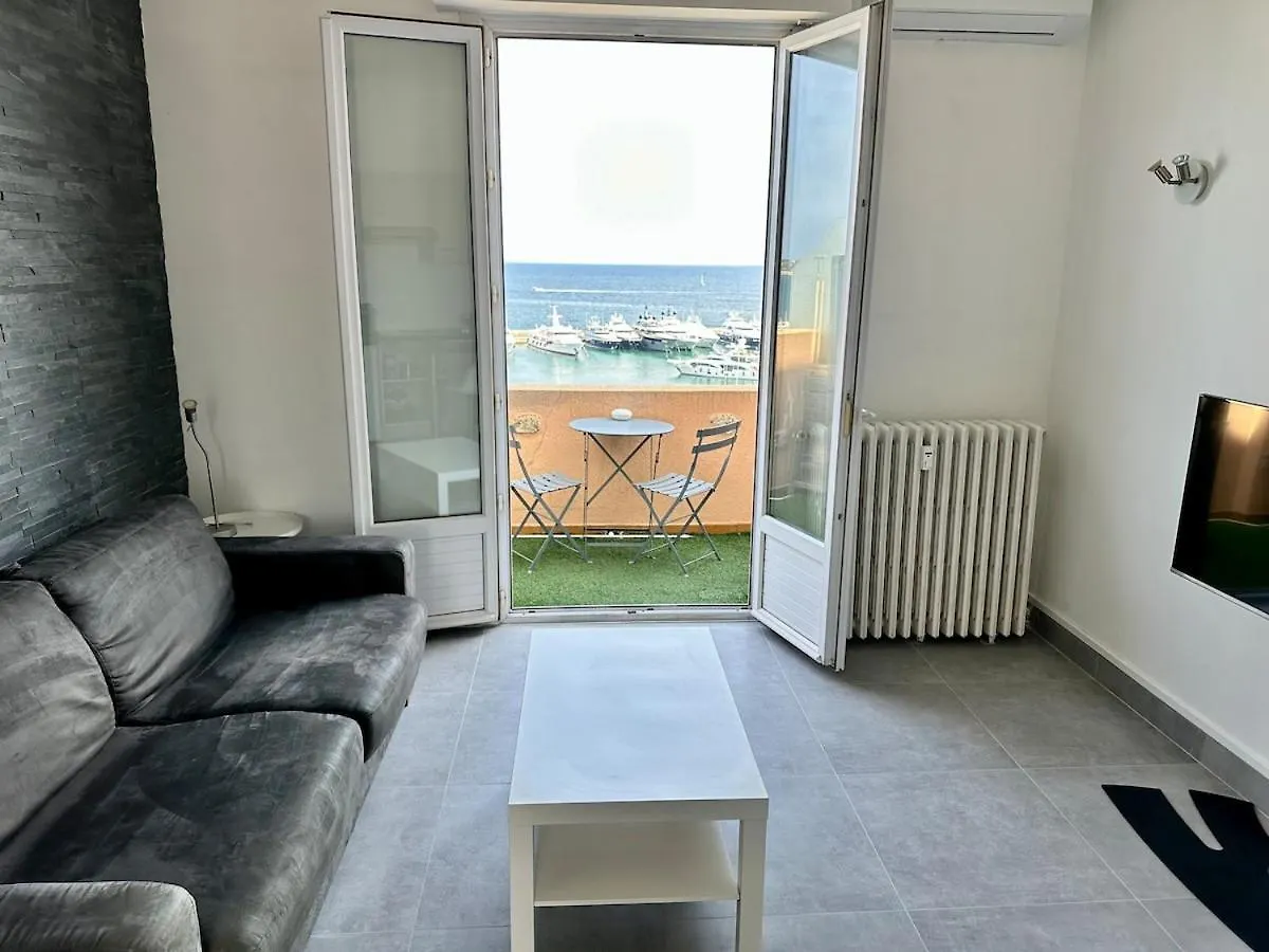 Apartment Grand Palais - Beautiful Top Floor Studio - Sea Front With Ac Vallauris